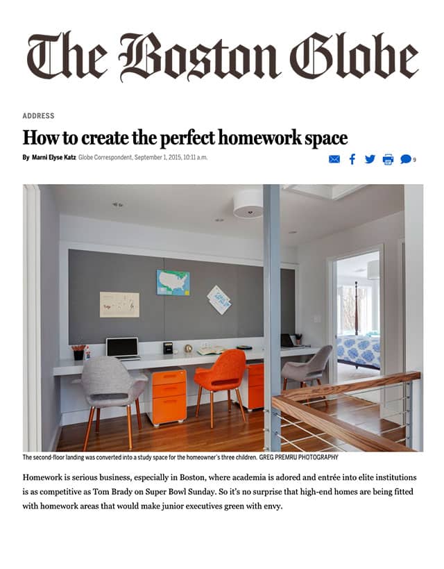 Elizabeth Home Decor and Design featured in The Boston Globe