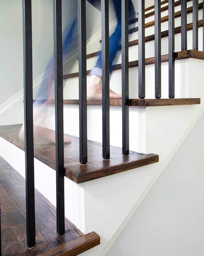 Interior design Atlanta project. Interior architecture stairs. Interior design by Boston interior designer Elizabeth Benedict.