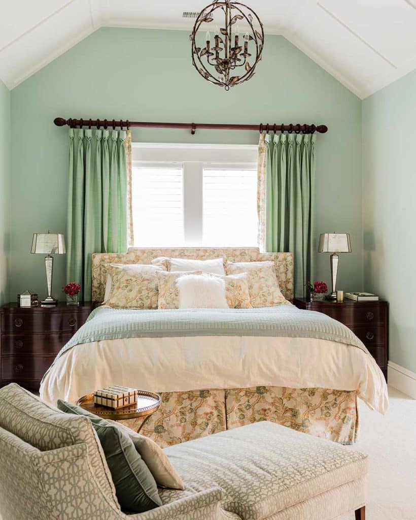 Boston Interior designer Elizabeth Benedict Project West Newton MA - Residential interior design - Master suite